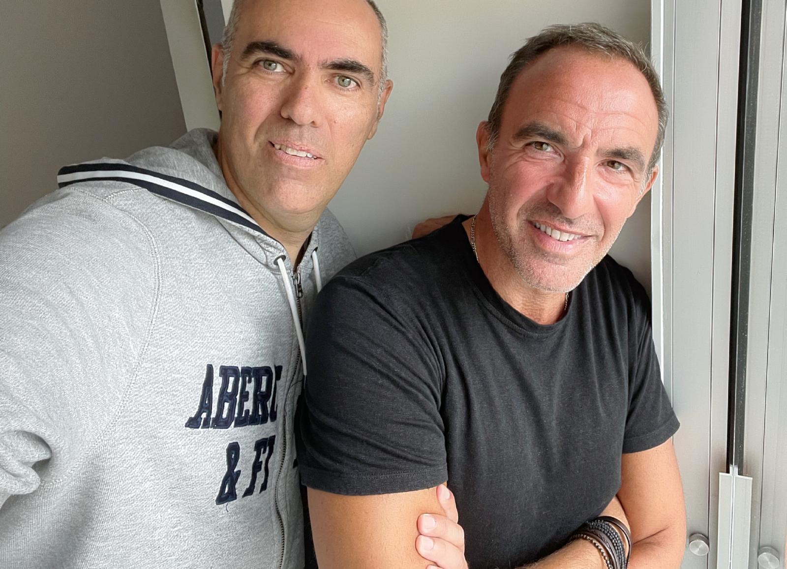 With Nikos Aliagas