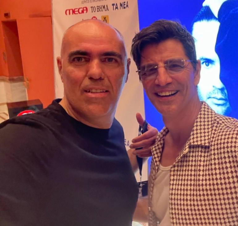 With Sakis Rouvas